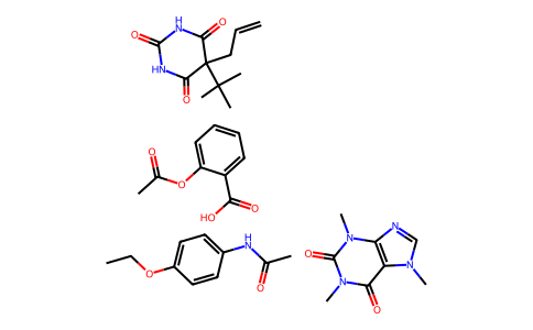 Aspirin mixture with Butalbital and Caffeine 51005-25-5